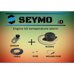 Engine temperature alarm