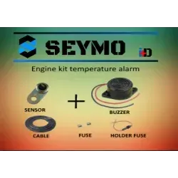 Engine temperature alarm