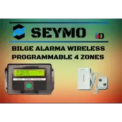 Allarme sentina wireless programmabile a 4 zone