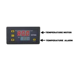 Alarma temperatura motor fueraborda programable