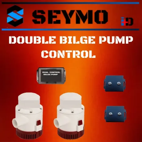 Interruptor Electrónico Inteligente para 2 Bombas de Achique de hasta 40 A cada una