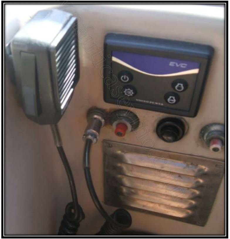 Micrófono exterior cableado para VHF marina